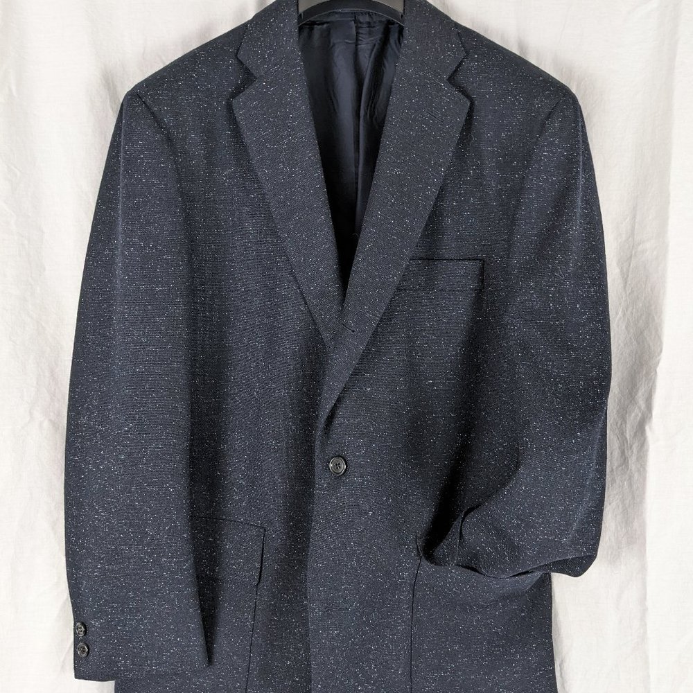 NWOT Club Monaco Dark Navy Speckle Blazer Sz40L